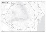 Tara Mea si Neamul Meu(Romania si Rep.Moldova) Harta desenata pentru copii (500x350mm)